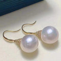 Light Luxury Faux Pearl Drop Earrings For Women Style Trendy Autumn Winter Jewelry view 3