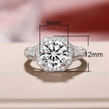 Eight Hearts Eight Arrows Zircon Copper Ring For Women European American Fashion Jewelry view 5