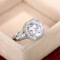 Eight Hearts Eight Arrows Zircon Copper Ring For Women European American Fashion Jewelry view 4
