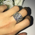 Fashion Full AAA Cubic Zirconia Micro Pave Ring For Party Banquet Engagement Jewelry view 2