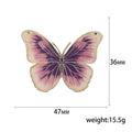 Alloy Enamel Butterfly Brooch Pin For Suits And Dresses view 5