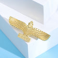 Simple Alloy Eagle Totem Brooch For Coat And Apparel Accessories view 4