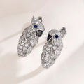 European American Vintage Animal Earrings, Micro Paved Zircon Parrot Ear Cuffs Fashion Jewelry view 3