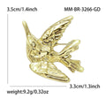 Alloy Hummingbird Brooch Pin For Coat And Garment Decoration view 6