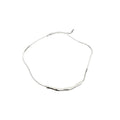 Korean Style Irregular Pleated Geometric Alloy Necklace Minimalist Metal Collarbone Chain For Women view 5