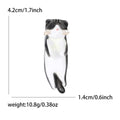 Metal Alloy Enamel 3D Cute Cat Brooch For Sweater Decoration view 5