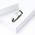Metal Alloy Enamel 3D Cute Cat Brooch For Sweater Decoration view 3