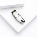 Metal Alloy Enamel 3D Cute Cat Brooch For Sweater Decoration view 4
