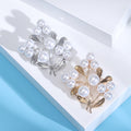 Alloy Pearl Branch Brooch For Coat Scarf And Lapel Decoration view 3