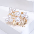 Alloy Pearl Branch Brooch For Coat Scarf And Lapel Decoration view 4