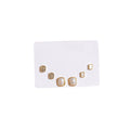 Elegant French Gold Alloy Pearl And Zircon Geometric Stud Set Small Versatile Women Earrings view 5