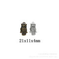 Zinc Alloy Owl Charm Pendant No.493364 for DIY Necklace Bracelet Jewelry Making view 1