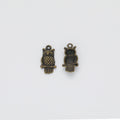 Zinc Alloy Owl Charm Pendant No.493364 for DIY Necklace Bracelet Jewelry Making view 4