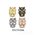 Zinc Alloy Owl Charm Pendant No.973104 for DIY Necklace Bracelet Jewelry Making view 1