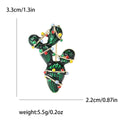 Alloy Enamel Cactus Brooch For Fashion Plant Apparel Decoration view 5