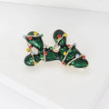Alloy Enamel Cactus Brooch For Fashion Plant Apparel Decoration view 3