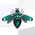 Alloy Rhinestone Bee Lapel Pin For Mens Suit Decoration Brooch view 4