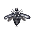 Alloy Rhinestone Bee Lapel Pin For Mens Suit Decoration Brooch view 5