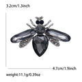 Alloy Rhinestone Bee Lapel Pin For Mens Suit Decoration Brooch view 6