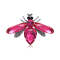 Alloy Rhinestone Bee Lapel Pin For Mens Suit Decoration Brooch view 1