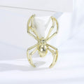 Polished Alloy Spider Brooch Pin For Men Suit Lapel Decoration view 6