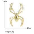 Polished Alloy Spider Brooch Pin For Men Suit Lapel Decoration view 5