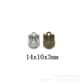 Zinc Alloy Owl Charm Pendant No.315969 for DIY Necklace Bracelet Jewelry Making view 1
