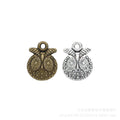 Zinc Alloy Owl Charm Pendant No.475240 for DIY Necklace Bracelet Jewelry Making view 2