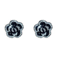 Korean Light Luxury Alloy Camellia Flower Rhinestone Crystal Clavicle Necklace view 5