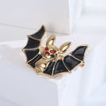Alloy Enamel Bat Brooch For Men's Suit And Apparel view 4