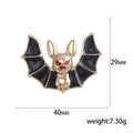 Alloy Enamel Bat Brooch For Men's Suit And Apparel view 5