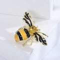 Alloy Enamel Bee Brooch Pin For Simple Insect Coat Accessories view 4