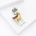 Alloy Enamel Deer Brooch For Cute Fashion Clothing Accessories view 4