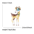 Alloy Enamel Deer Brooch For Cute Fashion Clothing Accessories view 5