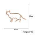 Alloy Smooth Cat Brooch For Creative Animal Clothing Accessories view 5
