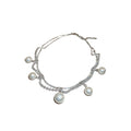 French Light Luxury Alloy Double Layer Pearl Rhinestone Chain Necklace For Women view 5