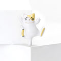 Alloy Enamel Dancing Cat Brooch Pin Cute Cartoon Animal Jewelry view 4