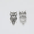 Zinc Alloy Owl Charm Pendant No.546559 for DIY Necklace Bracelet Jewelry Making view 4