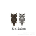 Zinc Alloy Owl Charm Pendant No.546559 for DIY Necklace Bracelet Jewelry Making view 1