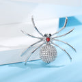 Alloy Rhinestone Spider Lapel Pin For Men Suit Decoration Brooch view 4