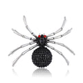 Alloy Rhinestone Spider Lapel Pin For Men Suit Decoration Brooch view 1