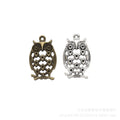 Zinc Alloy Owl Charm Pendant No.807605 for DIY Necklace Bracelet Jewelry Making view 2
