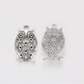Zinc Alloy Owl Charm Pendant No.807605 for DIY Necklace Bracelet Jewelry Making view 3