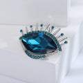 Luxury Alloy Crystal Eye Brooch For Sweaters Coats And Shawls view 4