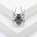 Alloy Rhinestone Spider Brooch Pin For Coat And Apparel Decoration view 4
