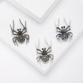 Alloy Rhinestone Spider Brooch Pin For Coat And Apparel Decoration view 1