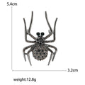 Alloy Rhinestone Spider Brooch Pin For Coat And Apparel Decoration view 5