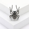 Alloy Rhinestone Spider Brooch Pin For Coat And Apparel Decoration view 2