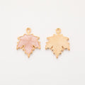 Enamel Maple Leaf Alloy Charm in 8 Pictured Options view 9