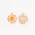 Striped Enamel Daisy Charms in Seven Bright Colors view 8